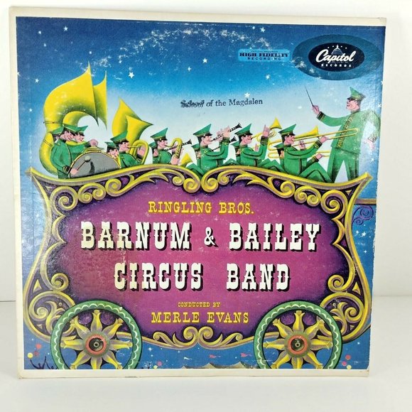 Ringling Bros. Barnum & Bailey Circus Band Record Album Merle Evans 33 RPM 12" - Picture 8 of 8